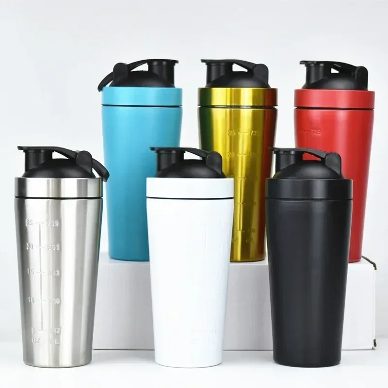Fitness Nutrition Protein - Stainless Steel Protein Shaker Cup Portable