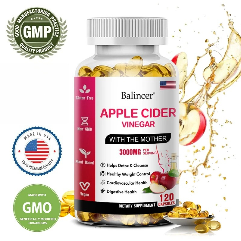 Apple Cider Vinegar Pill - Balincer Apple Cider Vinegar Capsules Fat