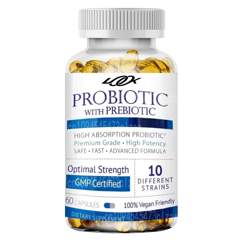 Probiotic 60 Billion - Probiotics and Prebiotics -10 Strains -25