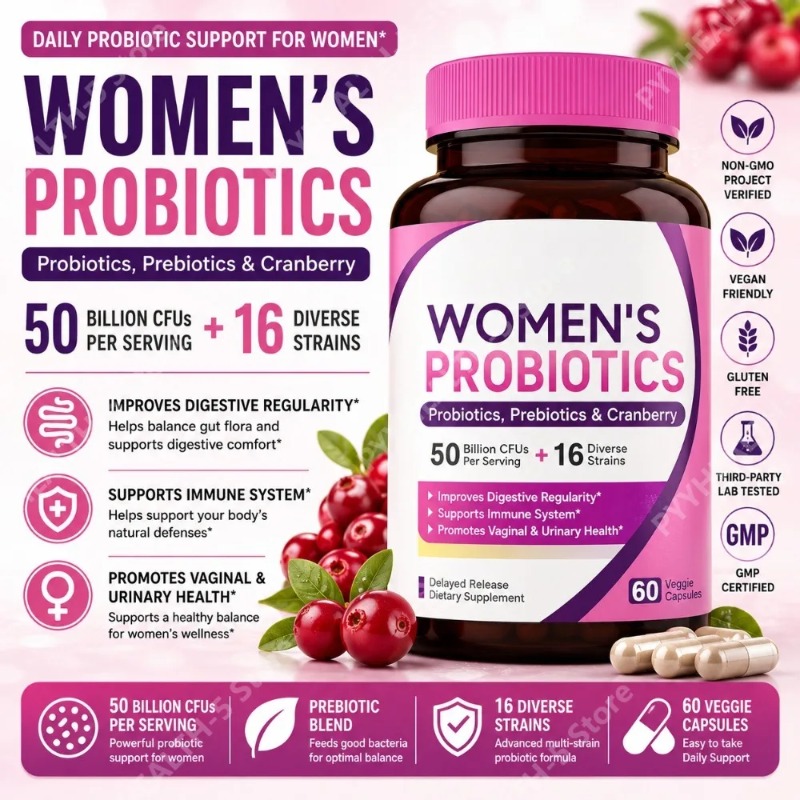 Probiotic 60 Billion - Women Probiotic 50 Billion CFU 16