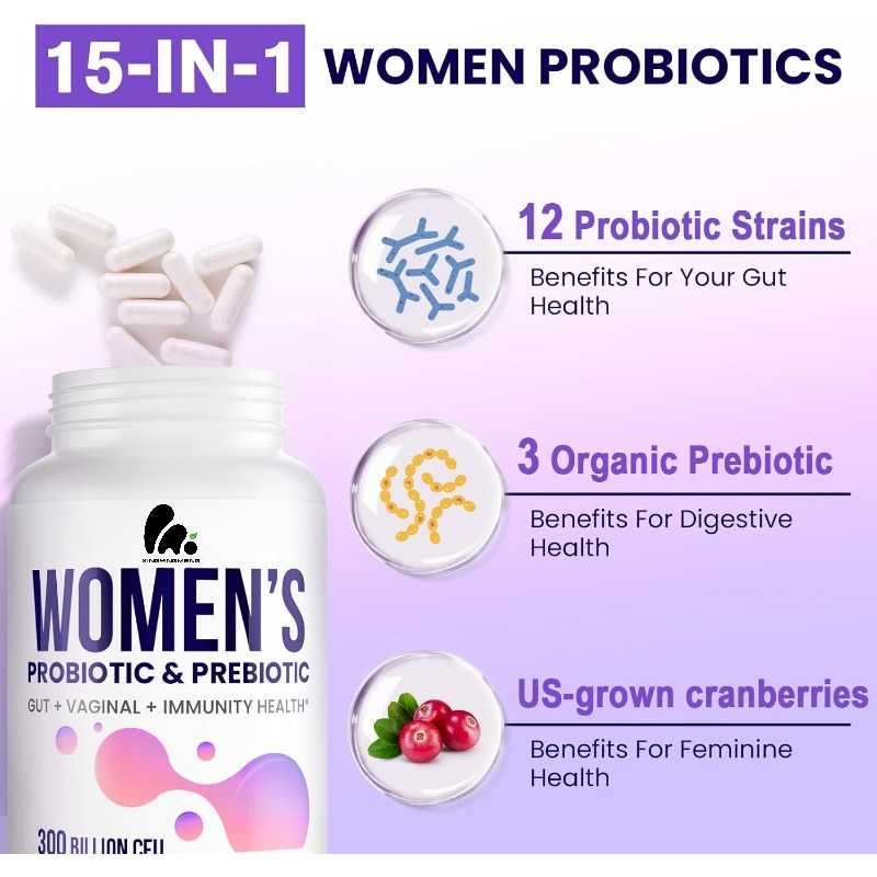 Female vaginal probiotics -300 - Probiotic 60 Billion ulasan dan harga
