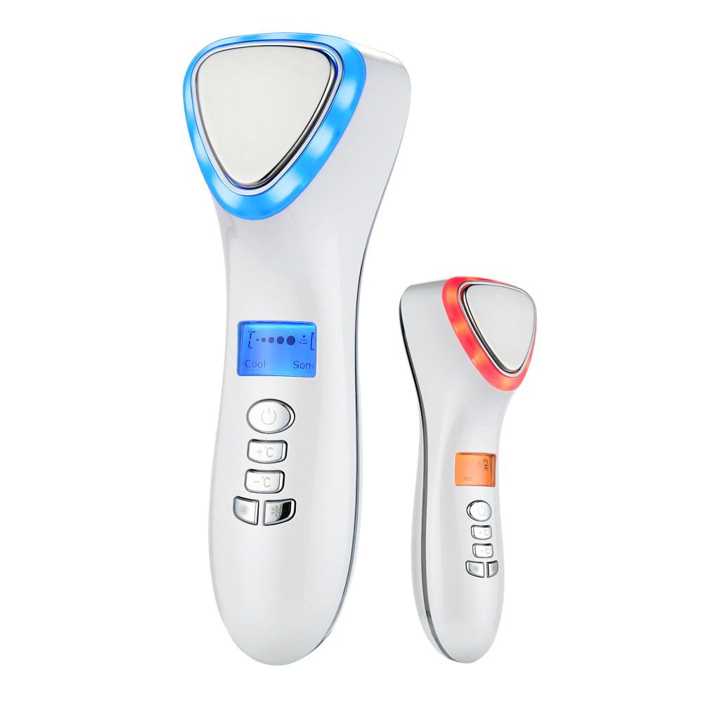 Hot and Cold Face Massager LED - Lifted Nutrition & Fitness Reviews ulasan dan harga