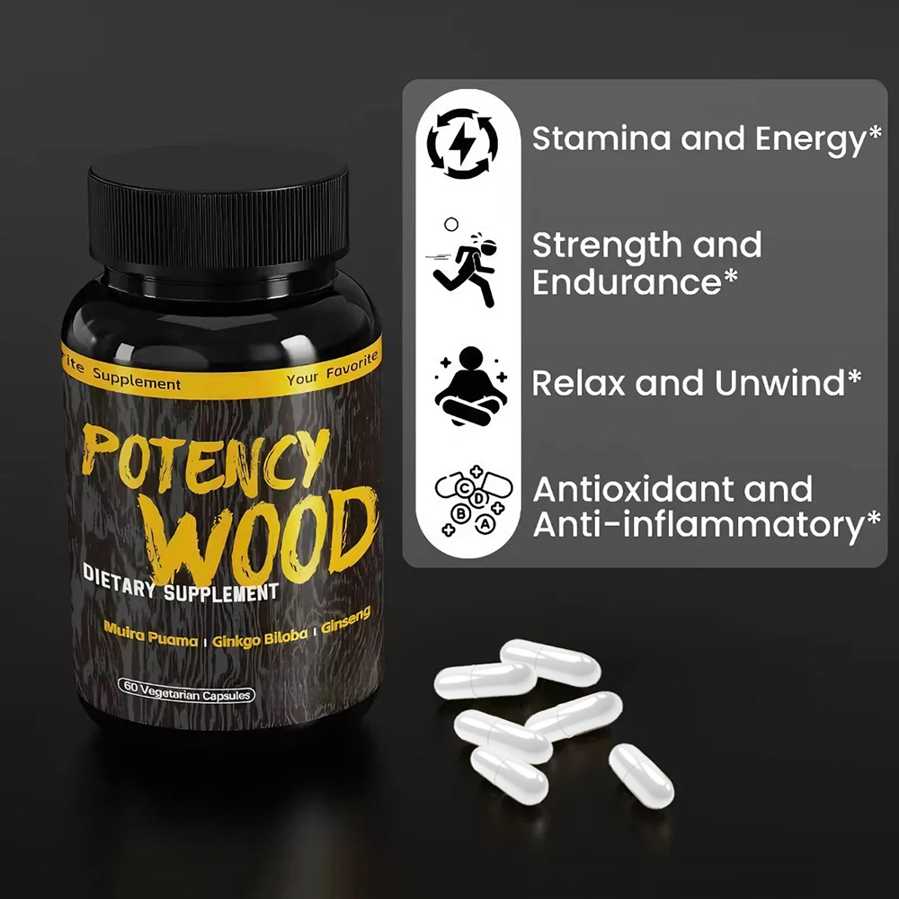 Potency Wood Herbal Supplement - Pre Workout Supplement ulasan dan harga