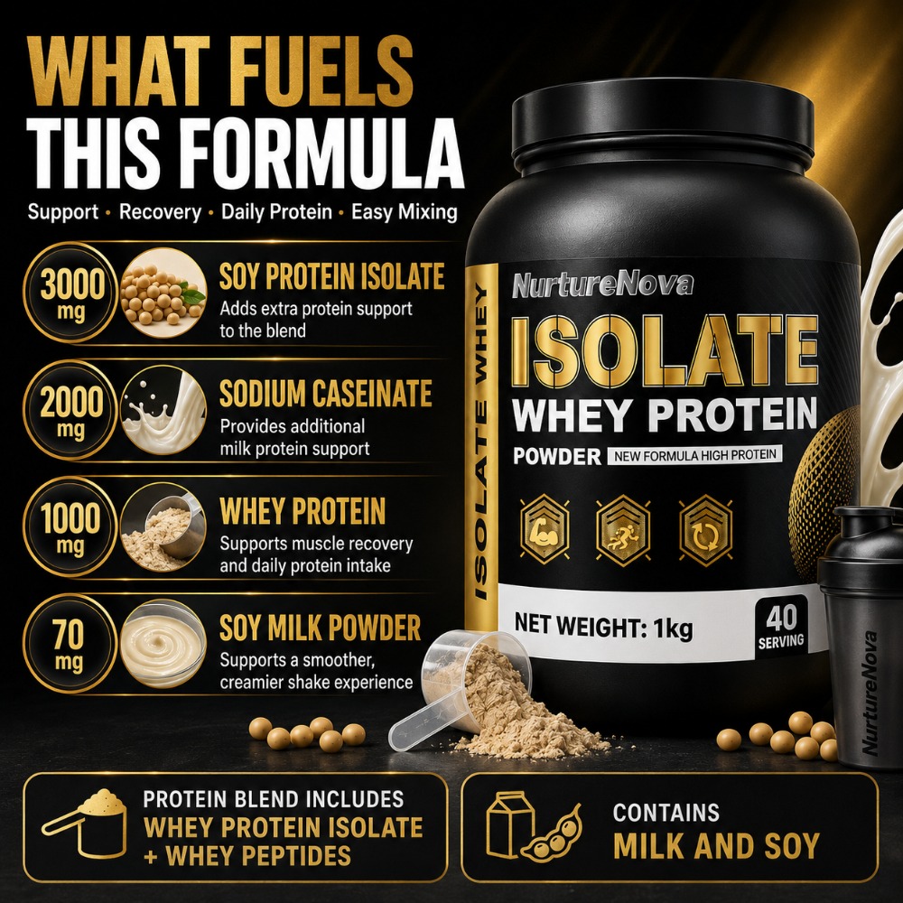 NurtureNova Isolate Whey Prote - Fitness Nutrition Protein ulasan dan harga