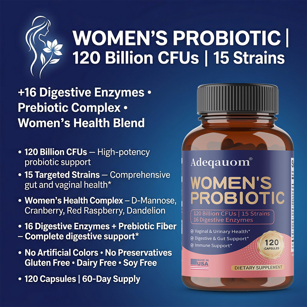 Women’s Probiotic Capsules 120 - Probiotic 60 Billion ulasan dan harga