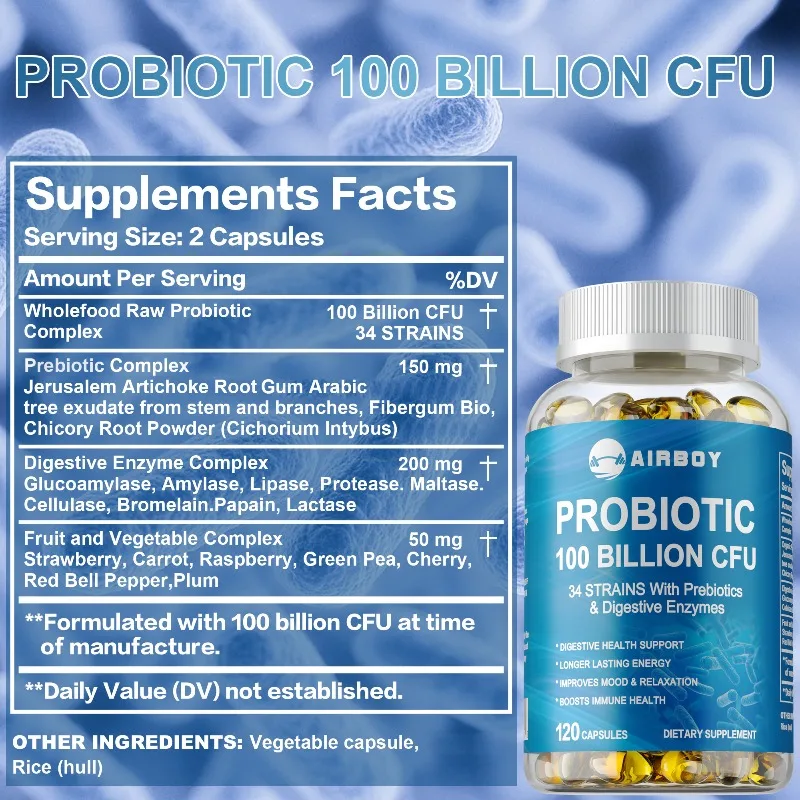 Probiotics 100 Billion CFU - I - Probiotic 60 Billion ulasan dan harga