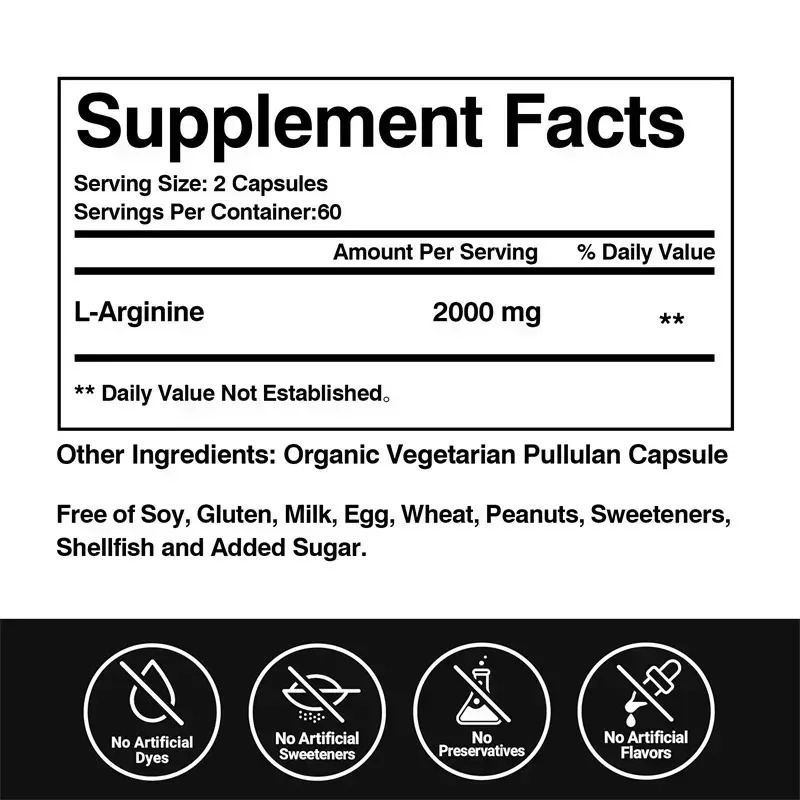 Men's L Arginine Capsules Supp - Pre Workout Supplement ulasan dan harga