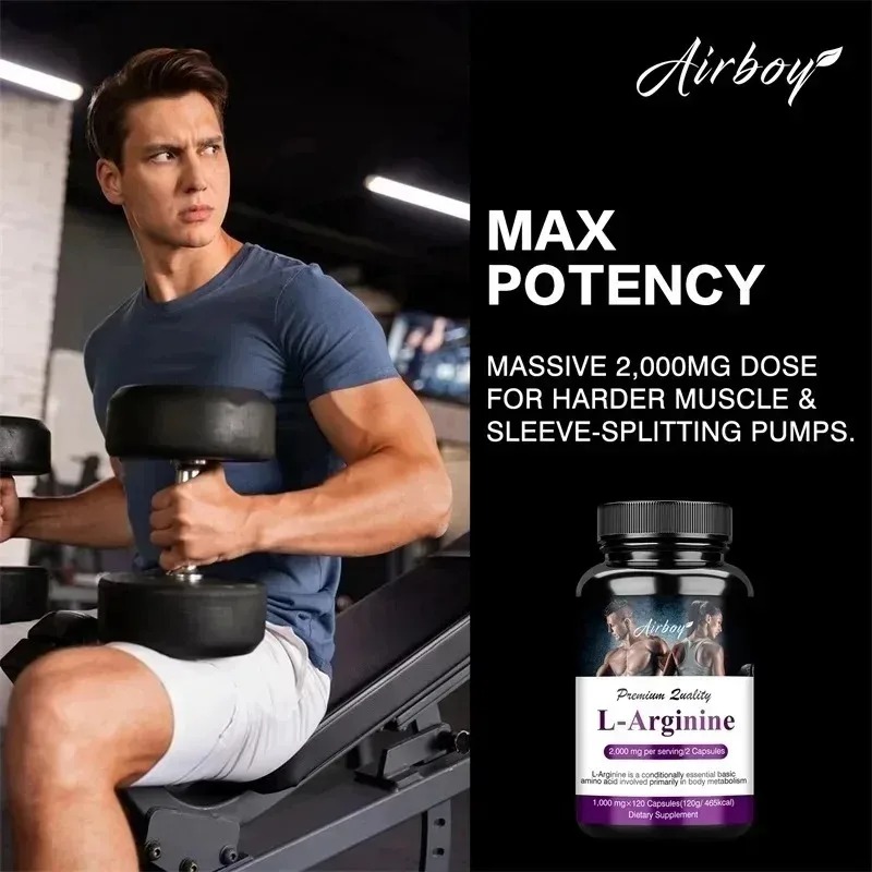 Men's L Arginine Capsules Supp - Pre Workout Supplement ulasan dan harga