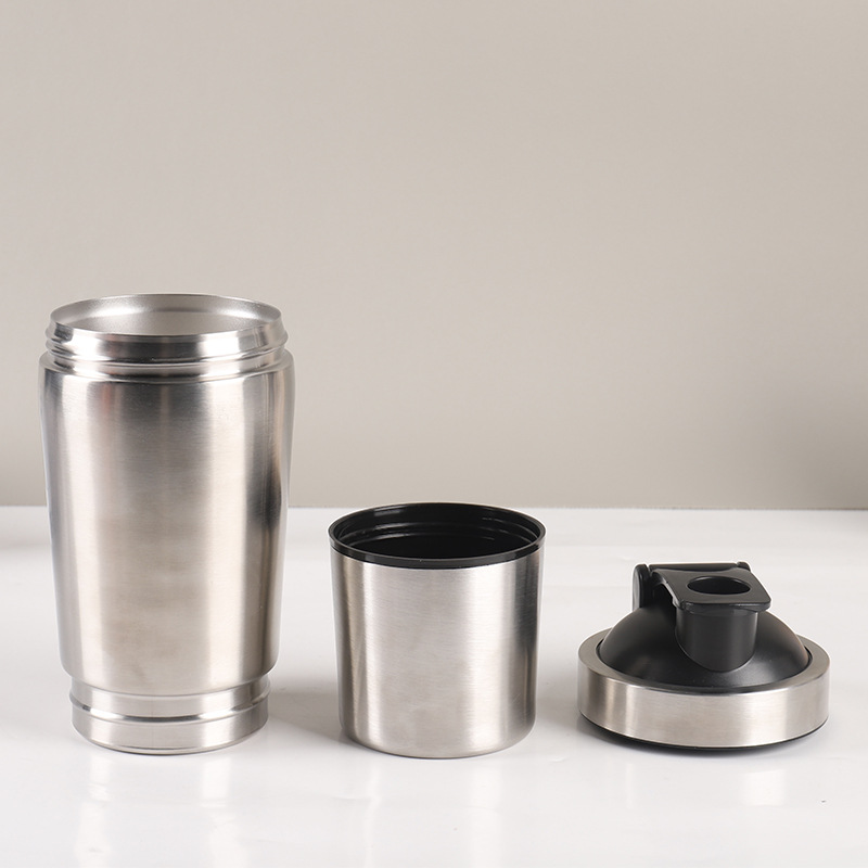 Stainless Steel Protein Shaker - Fitness Nutrition Protein ulasan dan harga