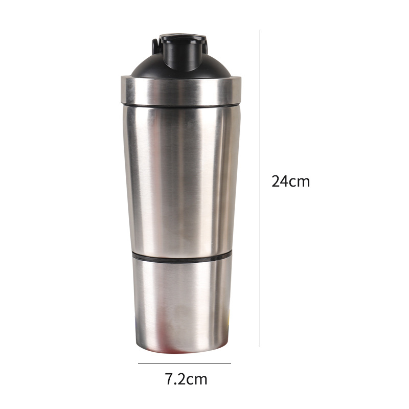Stainless Steel Protein Shaker - Fitness Nutrition Protein ulasan dan harga