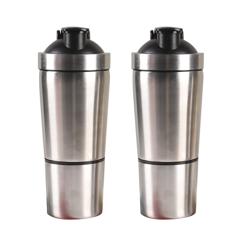 Stainless Steel Protein Shaker - Fitness Nutrition Protein ulasan dan harga