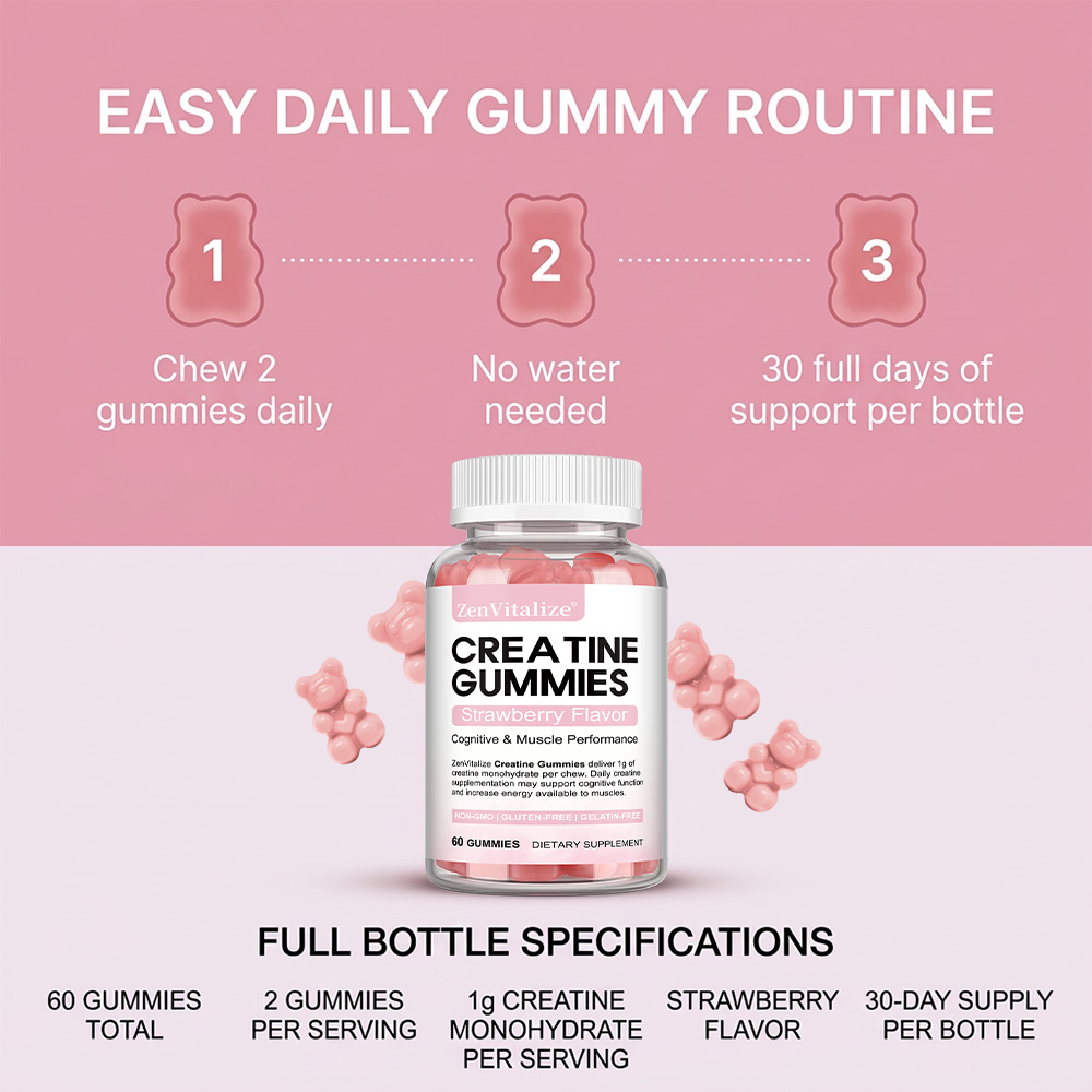 Creatine Gummies, Pre & Post W - Pre Workout Supplement ulasan dan harga
