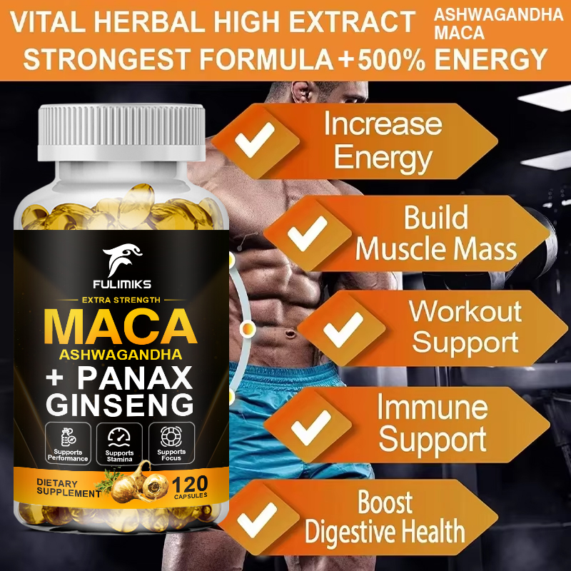 FULIMIKS Premium Maca Root Cap - Pre Workout Supplement ulasan dan harga