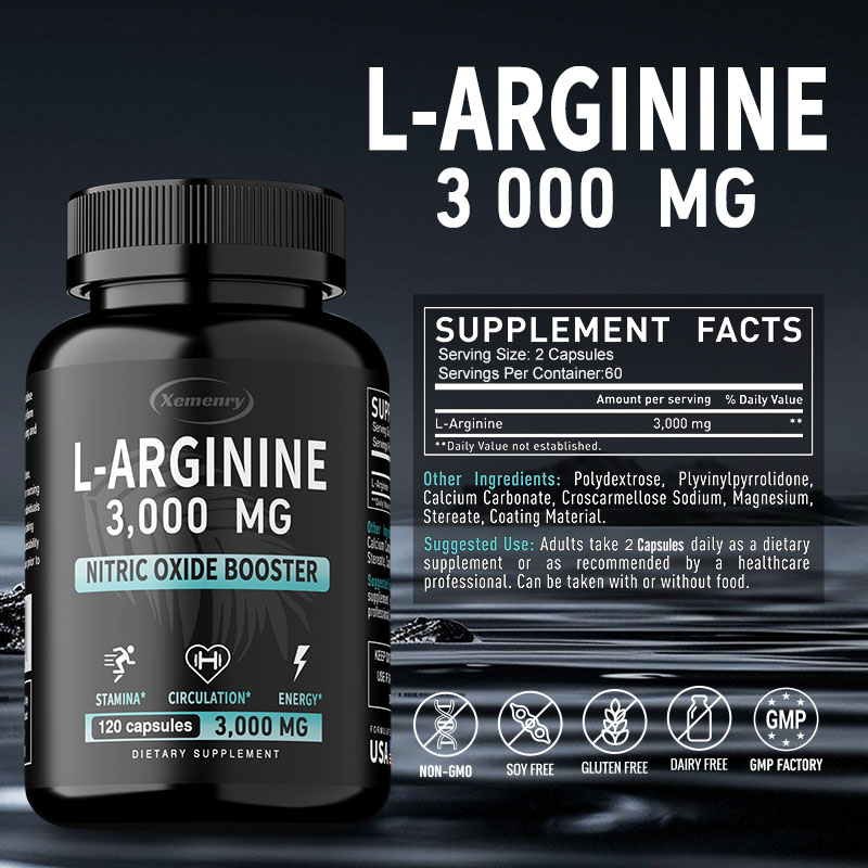 L-Arginine Capsules Supplement - Pre Workout Supplement ulasan dan harga