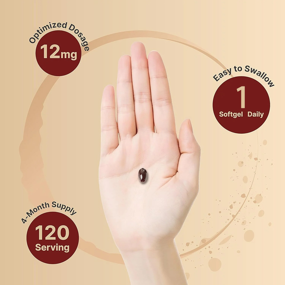 Astaxanthin 12mg Softgels - As - Pre Workout Supplement ulasan dan harga