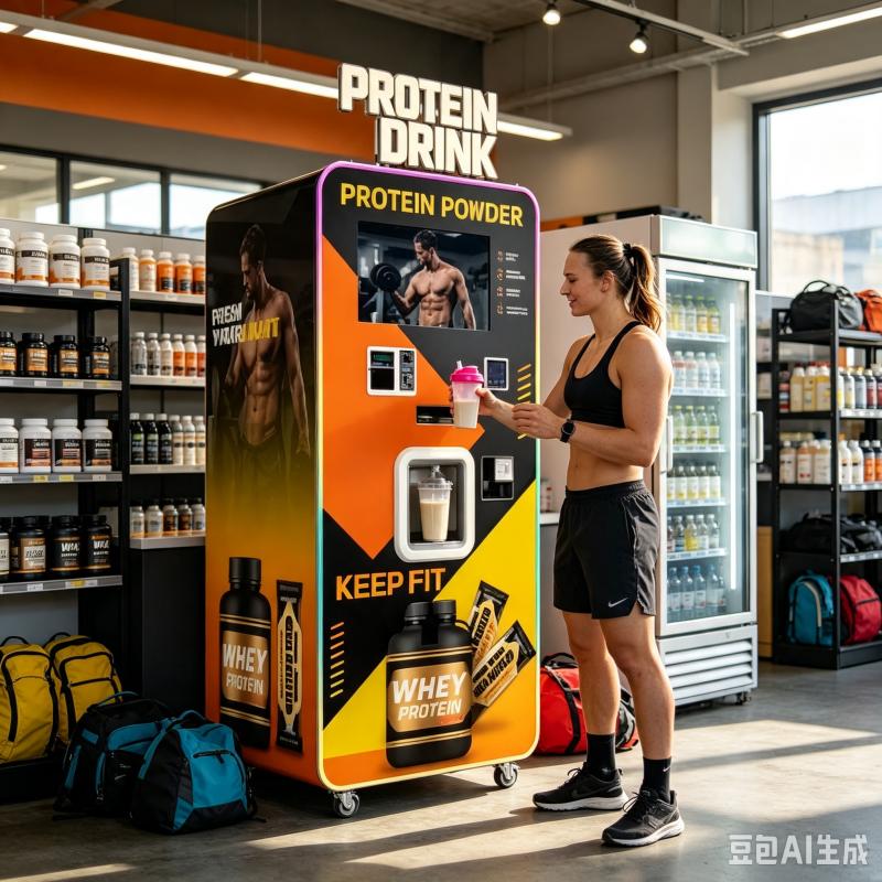 Automatic Protein Shake Vendin - Fitness Nutrition Protein ulasan dan harga