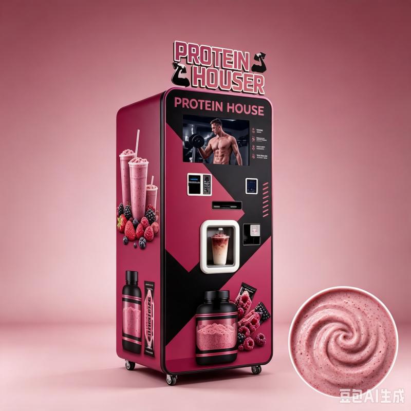 Automatic Protein Shake Vendin - Fitness Nutrition Protein ulasan dan harga