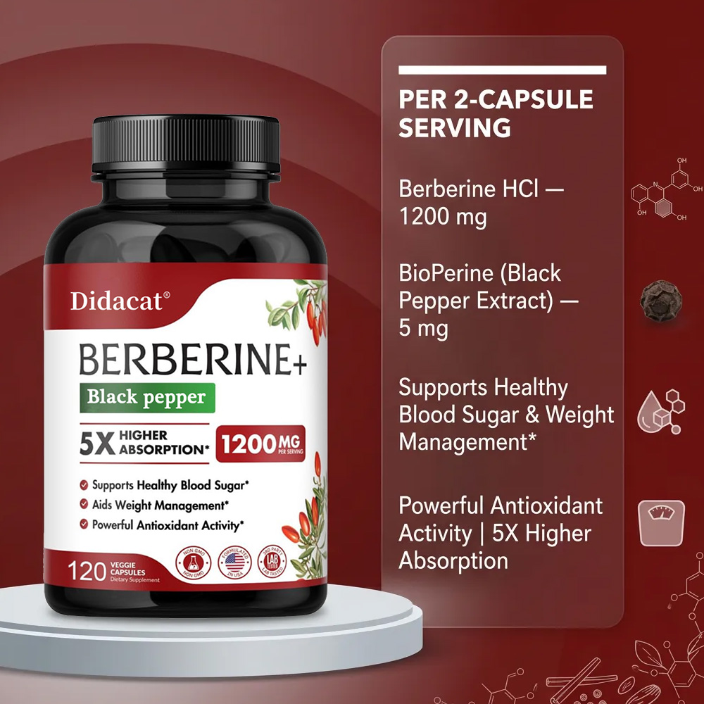 Berberine Supplement 1200mg -  - Apple Cider Vinegar Pill ulasan dan harga