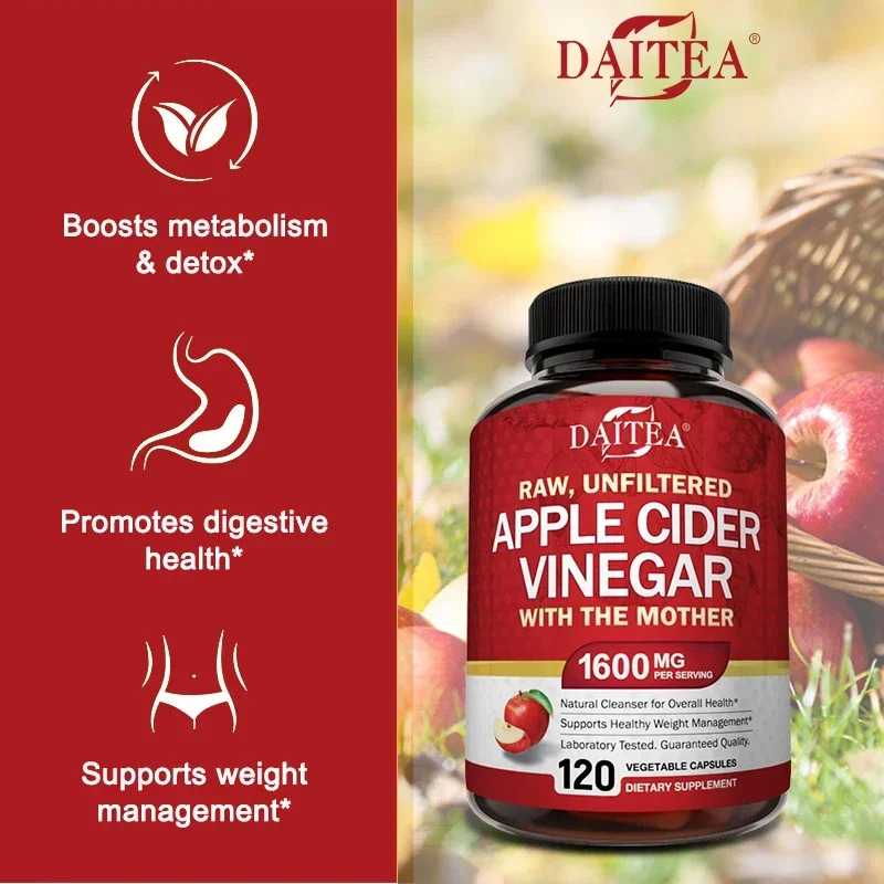 Apple Cider Vinegar 1600 mg wi - Apple Cider Vinegar Pill ulasan dan harga