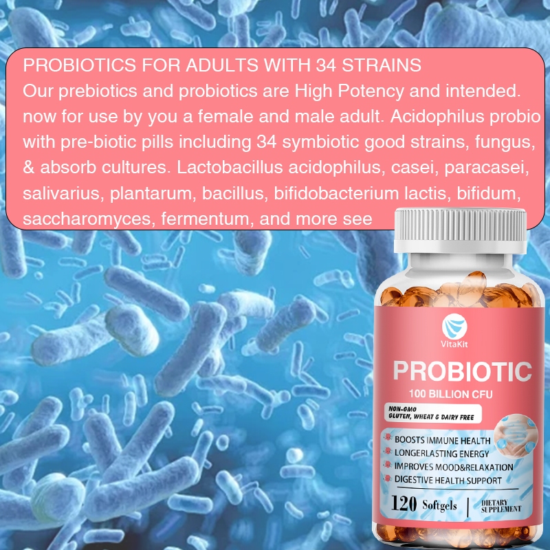 Probiotics Capsules Organic Su - Probiotic 60 Billion ulasan dan harga