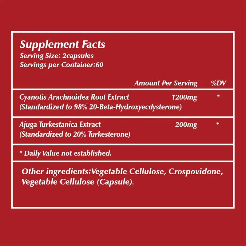 Beta Ecdysterone and Turkester - Pre Workout Supplement ulasan dan harga