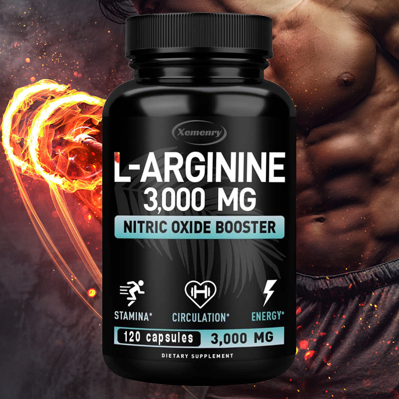 L-Arginine 3000mg - for Energy - Pre Workout Supplement ulasan dan harga