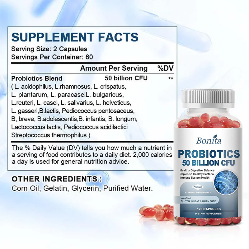 50 Billion Probiotic Capsules  - Probiotic 60 Billion ulasan dan harga